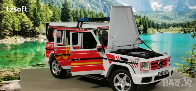 Mercedes-Benz G-Klasse (W463) 215 -Emergency - iScale 1:18, снимка 11 - Колекции - 34746413