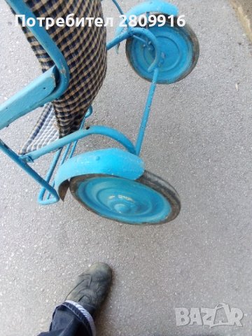 Ретро бебешка количка , снимка 3 - Антикварни и старинни предмети - 40529073