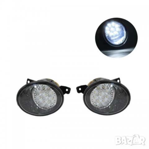 Комплект LED халогени фарове за мъгла за VW Transporter T5 Facelift / Caravelle 2010+ - (ляв + десен, снимка 1