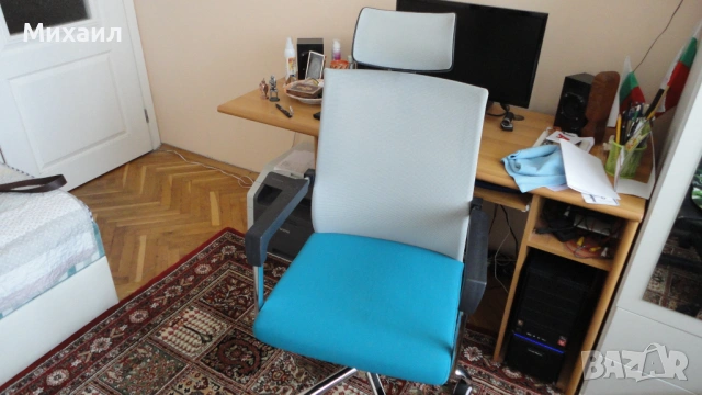 Офис стол Performance Grey/Blue