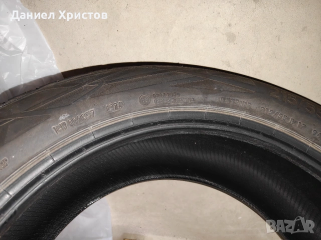 Летни гуми Continental EcoContact 6 - 215/55 R17 (ОЕМ от Toyota Yaris Cross 2025), снимка 4 - Гуми и джанти - 53815299