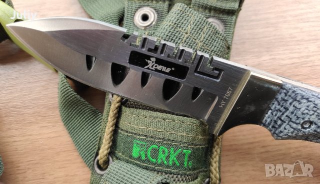 Тактически фиксиран нож CRKT/ за колан или на бедро /, снимка 16 - Ножове - 39472414
