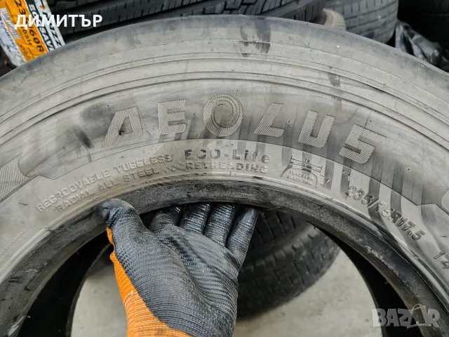 2бр.Камионски гуми предна шарка AEOLUS 235 75 17.5 DOT21 цена за брой, снимка 3 - Гуми и джанти - 55727543