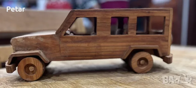 Jeep Wrangler - Дървена детска играчка, дървена кола