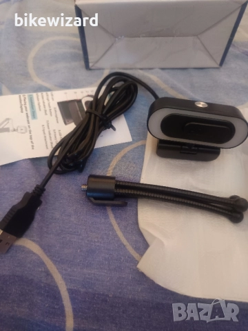 HD Webcamera 1080p Камера за видеовръзка + статив НОВА, снимка 3 - Камери - 51540602