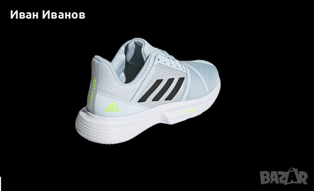 маратонки за тенис Adidas Courtjam Bounce CLAY  номер 37,5-38 , снимка 2 - Маратонки - 36288933