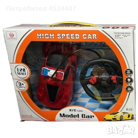 Полицейска кола с дистанционно управление – Висока скорост и много забавление, снимка 5 - Коли, камиони, мотори, писти - 51662475