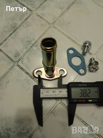 Фланец с тръбичка за оттичане на маслото, на турбото GT25, GT28, GT30, GT35, ГТ25, ГТ28, ГТ30, ГТ35, снимка 5 - Аксесоари и консумативи - 40184784