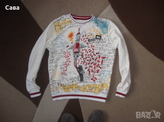 Ватирана блуза DOLCE&GABBANA  мъжка,Л