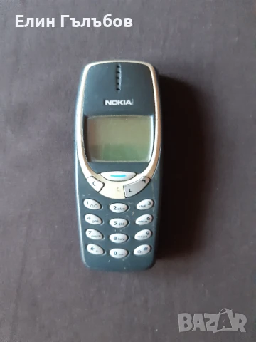 NOKIA 3310 мобилен телефон работещ, без батерия и зарядно у-во