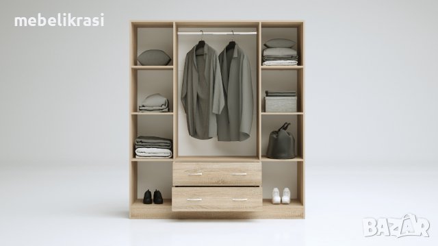 Гардероб АПОЛО 9, снимка 4 - Гардероби - 40355298