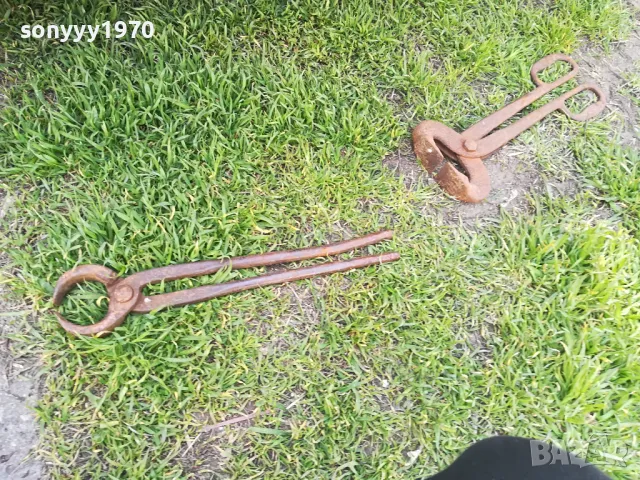 АНТИКИ//РЕЛИКВИ-СТАРИ КОВАШКИ КЛЕЩИ 1404251542, снимка 3 - Антикварни и старинни предмети - 49892847