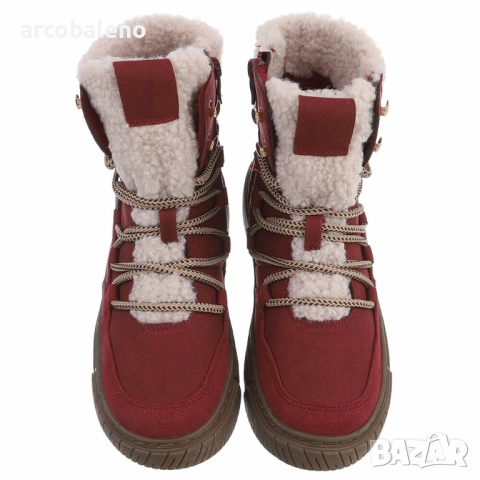 Дамски боти с връзки, 5цвята , снимка 9 - Дамски боти - 52021854