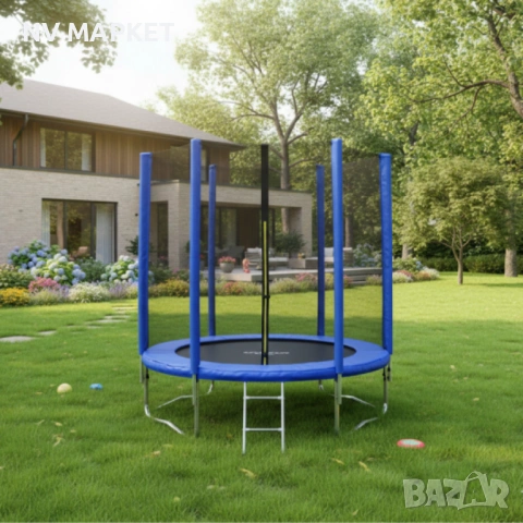 Батут с външна мрежа Jump 6ft - безопасно забавление и тренировка