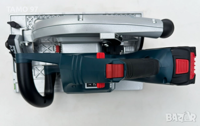 BOSCH GKS 18V-68 GC - Безчетков циркуляр 2x18V 5.5Ah като нов!, снимка 5 - Триони и циркуляри - 52888361