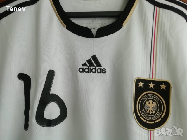 Germany Philipp Lahm Adidas оригинална футболна тениска фланелка размер L Германия Лаам , снимка 3 - Тениски - 41491570