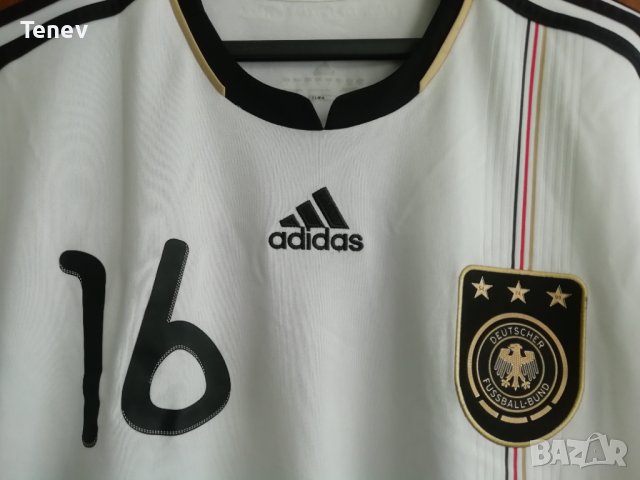 Germany Philipp Lahm Adidas оригинална футболна тениска фланелка размер L Германия Лаам , снимка 3 - Тениски - 41491570