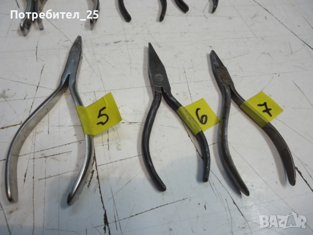 Бижутерски - зъботехнически клещи, снимка 9 - Клещи - 51638570