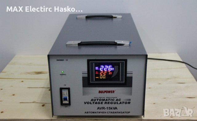 Стабилизатор на ток и напрежение BULPOWER 15KW с лед дисплей, снимка 2 - Генератори - 39484092