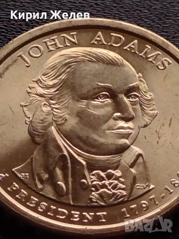 Възпоменателна монета 1 долар JOHN ADAMS 2 президент на САЩ (1797-1801) за КОЛЕКЦИЯ 38089, снимка 3 - Нумизматика и бонистика - 40766021