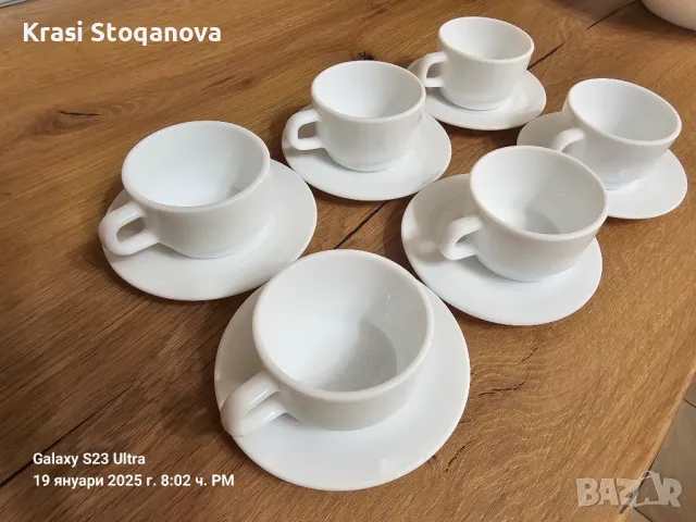 Сервиз Чаши за Кафе / Порцелан , снимка 7 - Чаши - 48744504