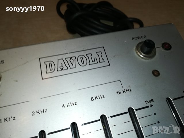 DAVOLI EQ12GE MADE IN ITALY 2806231705, снимка 3 - Ресийвъри, усилватели, смесителни пултове - 41385159