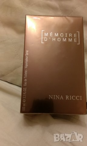 Тоалетна вода Nina Ricci MEMOIRE D'HOMME 100 мл., снимка 4 - Мъжки парфюми - 39794953