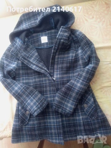 Палтенце в каре за пролетно есенен сезон Yessica, снимка 3 - Якета - 40057975