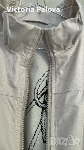 Красиво преходно късо яке светъл беж, снимка 5 - Якета - 48809363