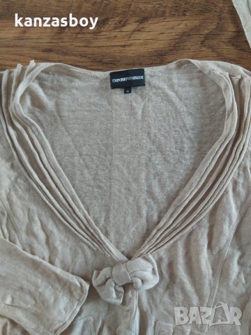 emporio armani - страхотна дамска блуза, снимка 2 - Блузи с дълъг ръкав и пуловери - 35973575