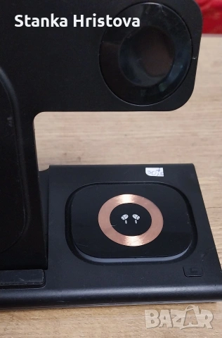 Безжично зарядно 4в1JJT- A80., снимка 3 - Друга електроника - 53130156