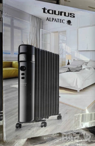 Маслен радиатор Taurus Agadir Malbork 1500W/2500W– мощно отопление с ECO режим, програмируем таймер , снимка 8 - Друга електроника - 51926142
