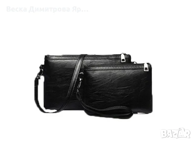 Стилна, мека, дамска кожена раница с голям капацитет / Цвят: Черен, кафяв / Комплект:, снимка 10 - Чанти - 49685302