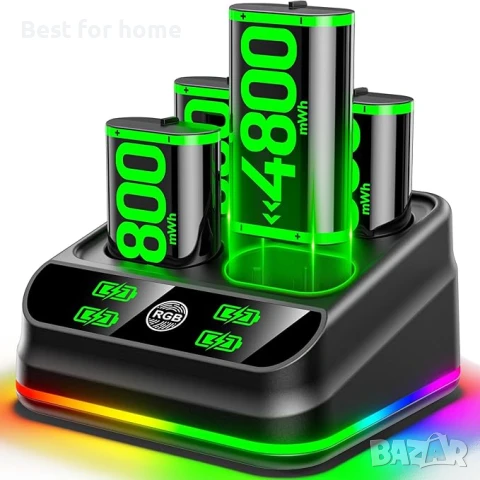 OIVO Комплекти батерии за Xbox контролери  със станция за зареждане