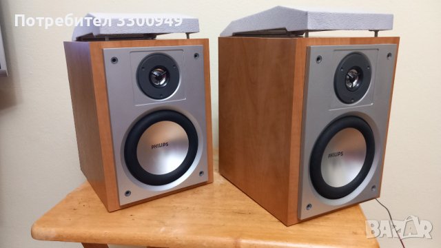 Тонколони PHILIPS 2x50w,6ома, снимка 3 - Тонколони - 39234920