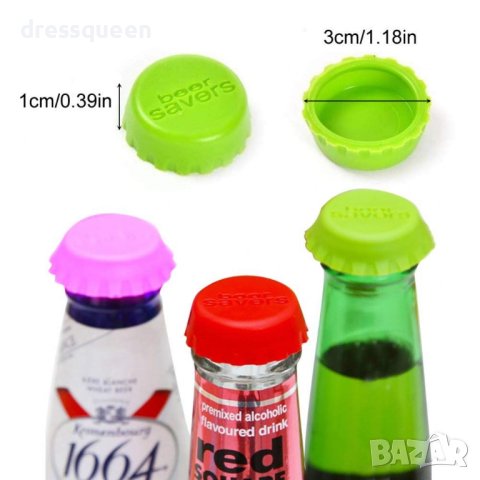 2950 Капачки за запазване на газирани напитки, за многократна употреба, снимка 3 - Други стоки за дома - 44240652