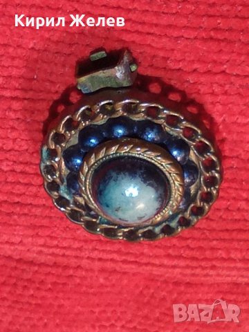 СТАРА РЕТРО АРТ ДЕКО СКЪПОЦЕННА БРОШКА НАКИТ БИЖУ ОБЕЦА КЛИПС БРОНЗ 23775