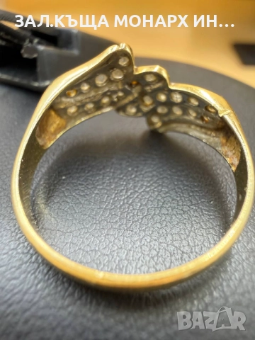 Златен пръстен /585/, снимка 5 - Пръстени - 51954731