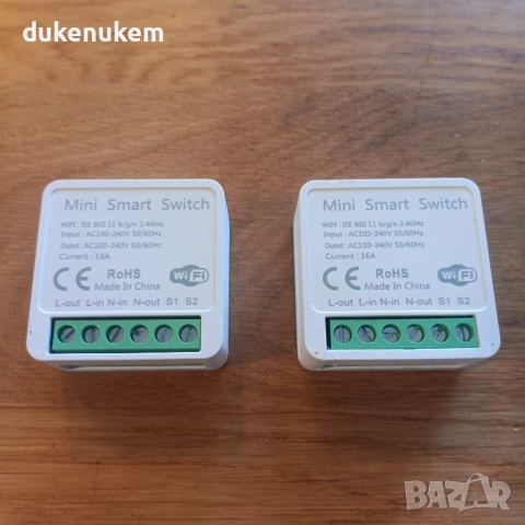 2 бр. WiFi смарт ключ Liakai 16A – Tuya / SmartLife, Alexa и Google Home, снимка 4 - Друга електроника - 53122592