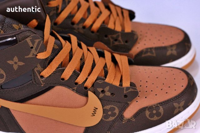 Nike Air Jordan 1 x Off-White x Louis Vuitton, снимка 8 - Маратонки - 36013179
