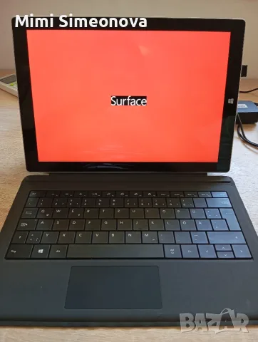 Surface Pro 3 таблет става като лаптоп има магнитна оригинална клавиатура и оригинално зарядно , снимка 9 - Лаптопи за работа - 55723209