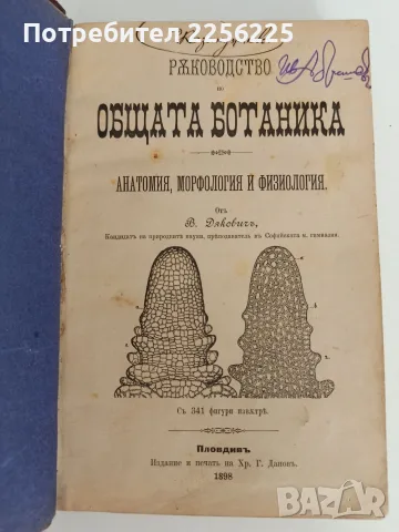Ръководство по обща ботаника 1898г