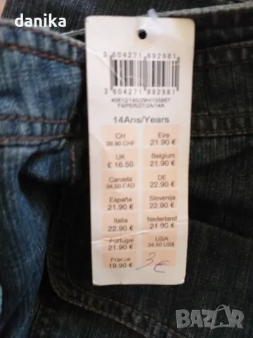 Дънки Okaidi  , нови XS 152 158/164, снимка 3 - Дънки - 49694166