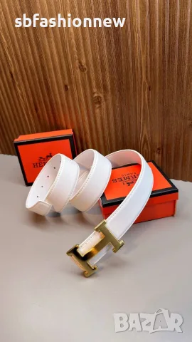 Hermes колан естествена кожа в кутия, снимка 3 - Колани - 55771603