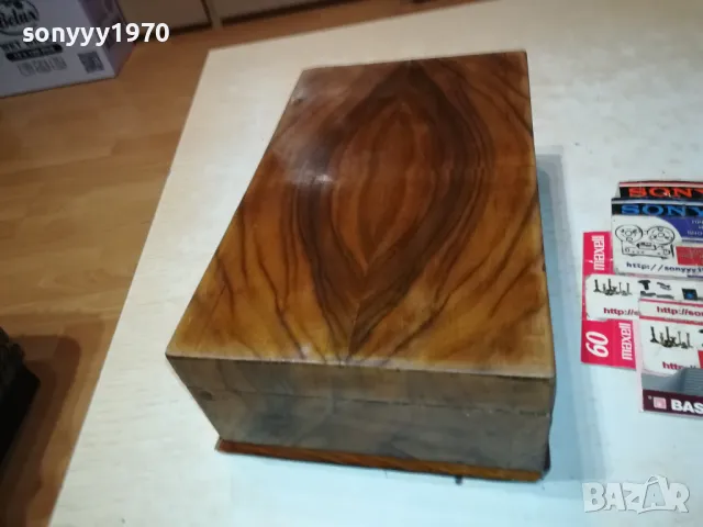 КРАСИВА КУТИЯ-ЕСТЕСТВЕН ФУРНИР 1503251729, снимка 15 - Антикварни и старинни предмети - 49507394