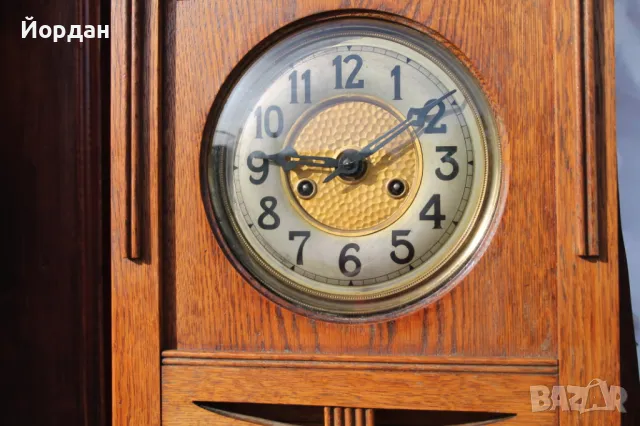 Немски стенен часовник ''Густав Бенкер'', снимка 4 - Антикварни и старинни предмети - 49987926