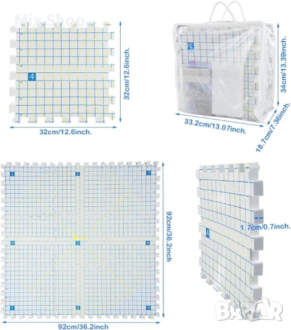 LAMXD Блокиращи подложки за плетене, снимка 3 - Други - 53654547