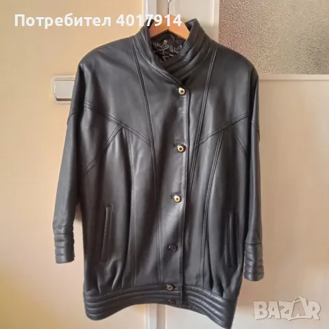 Дамско кожено яке, снимка 2 - Якета - 47423925