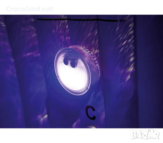 LED Лампа Intex, Многоцветна, диаметър 16.5 см, пластмаса, 5 цвята, снимка 5 - Басейни и аксесоари - 50084744