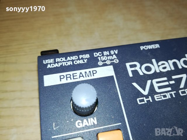 ROLAND VE-7000 MADE IN JAPAN-ВНОС SWISS 1507231542, снимка 6 - Ресийвъри, усилватели, смесителни пултове - 41558414